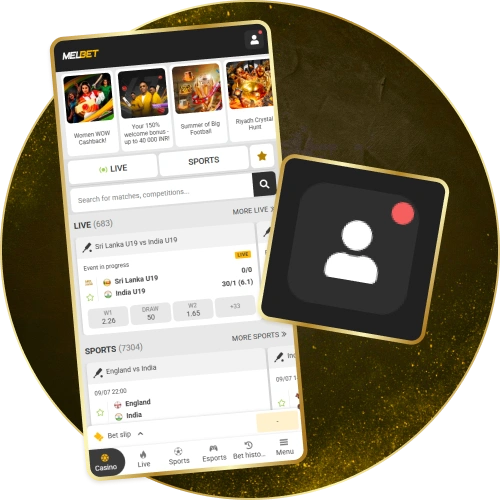 Receive match updates and promotional alerts through the Melbet app notifications.