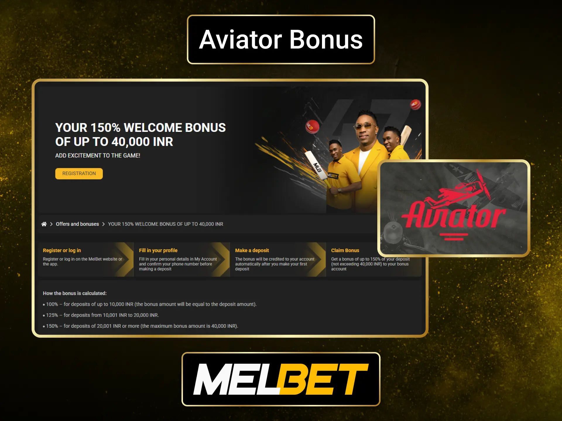 Explore the Melbet Aviator welcome promotion for eligible new players.