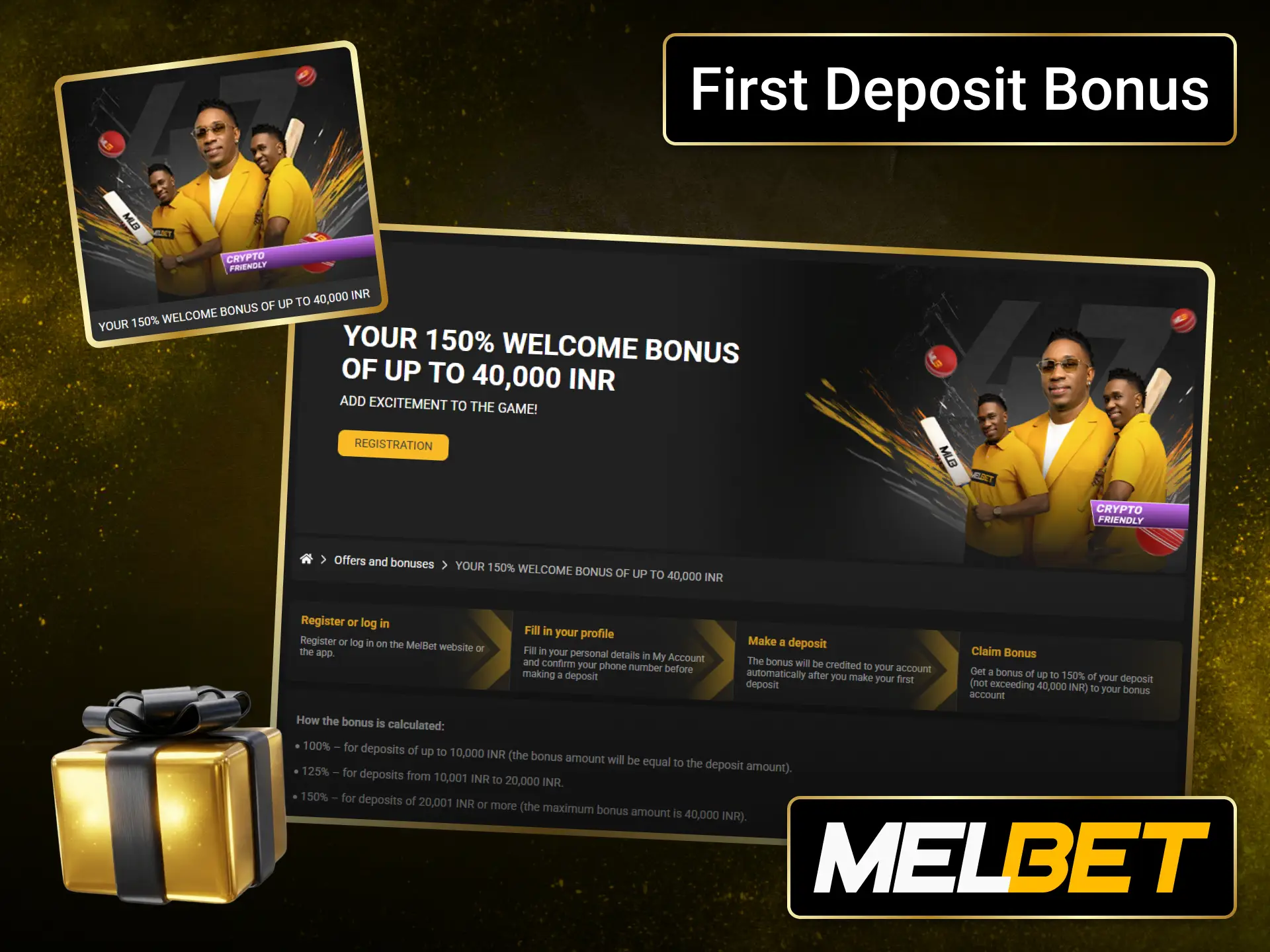 Explore the Melbet first deposit promotion available for eligible new players.