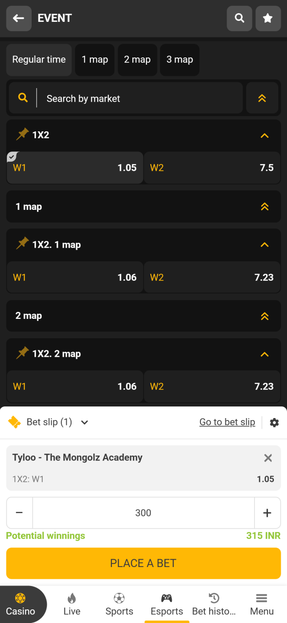 Confirm your esports bet through the Melbet application with confidence.
