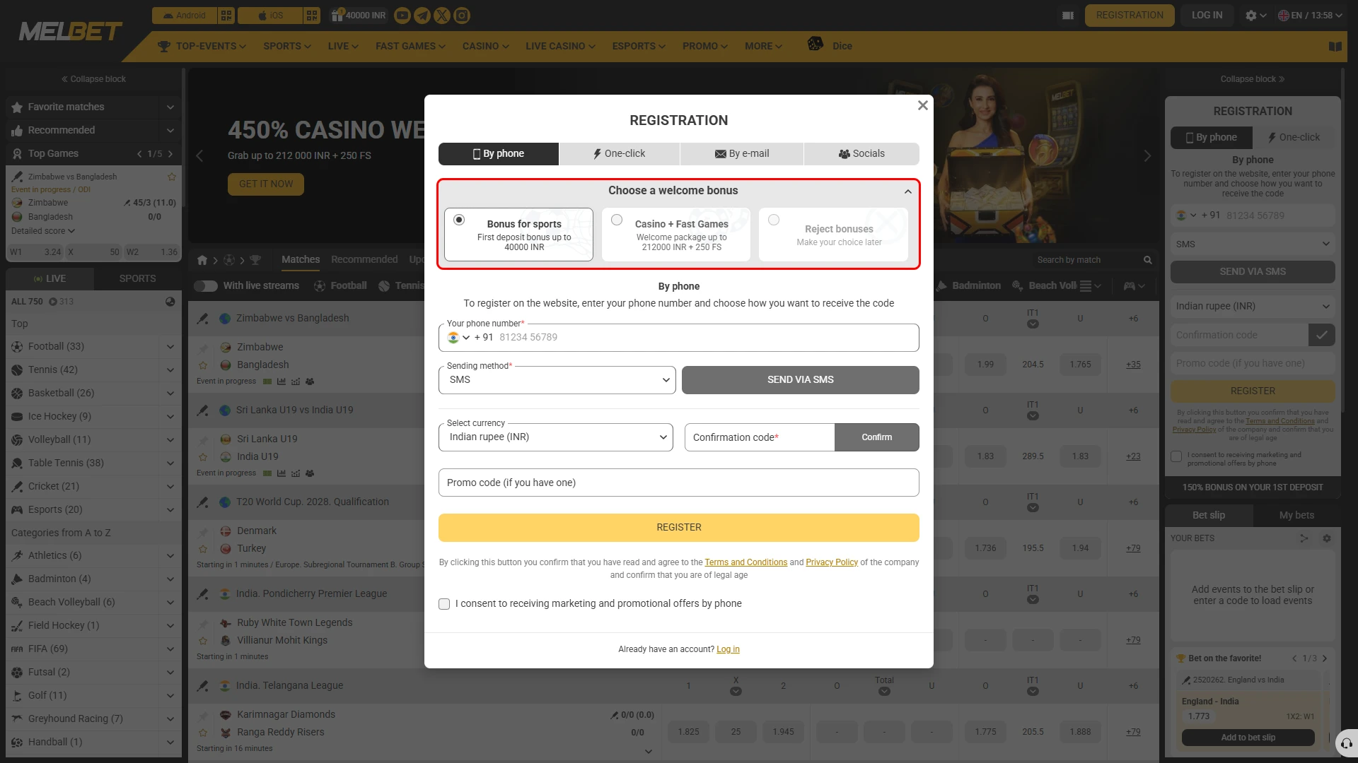 Claim the Melbet welcome promotion available for eligible esports bettors.