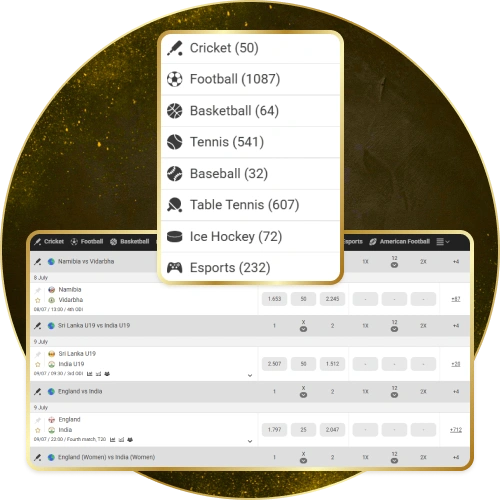Follow Indian sporting events with Melbet and place betting selections effortlessly.