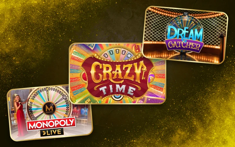 Watch live game shows through Melbet and interact with real presenters.