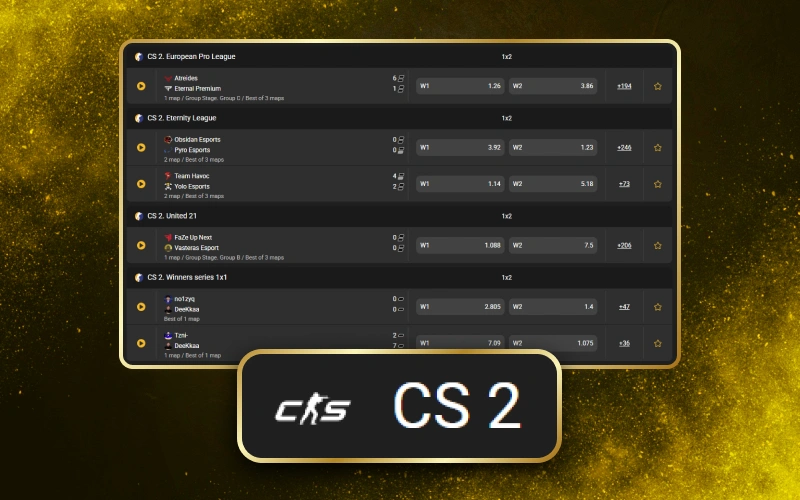 Support Counter-Strike 2 teams through Melbet betting with dynamic match markets.