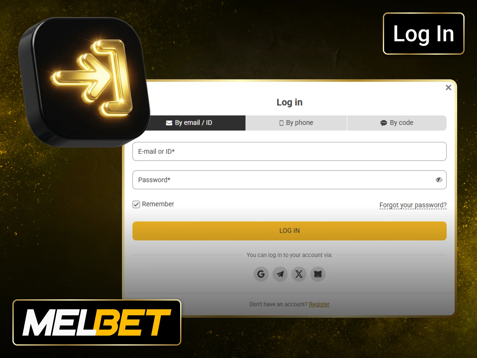 Access your Melbet account securely and continue your betting journey anytime.