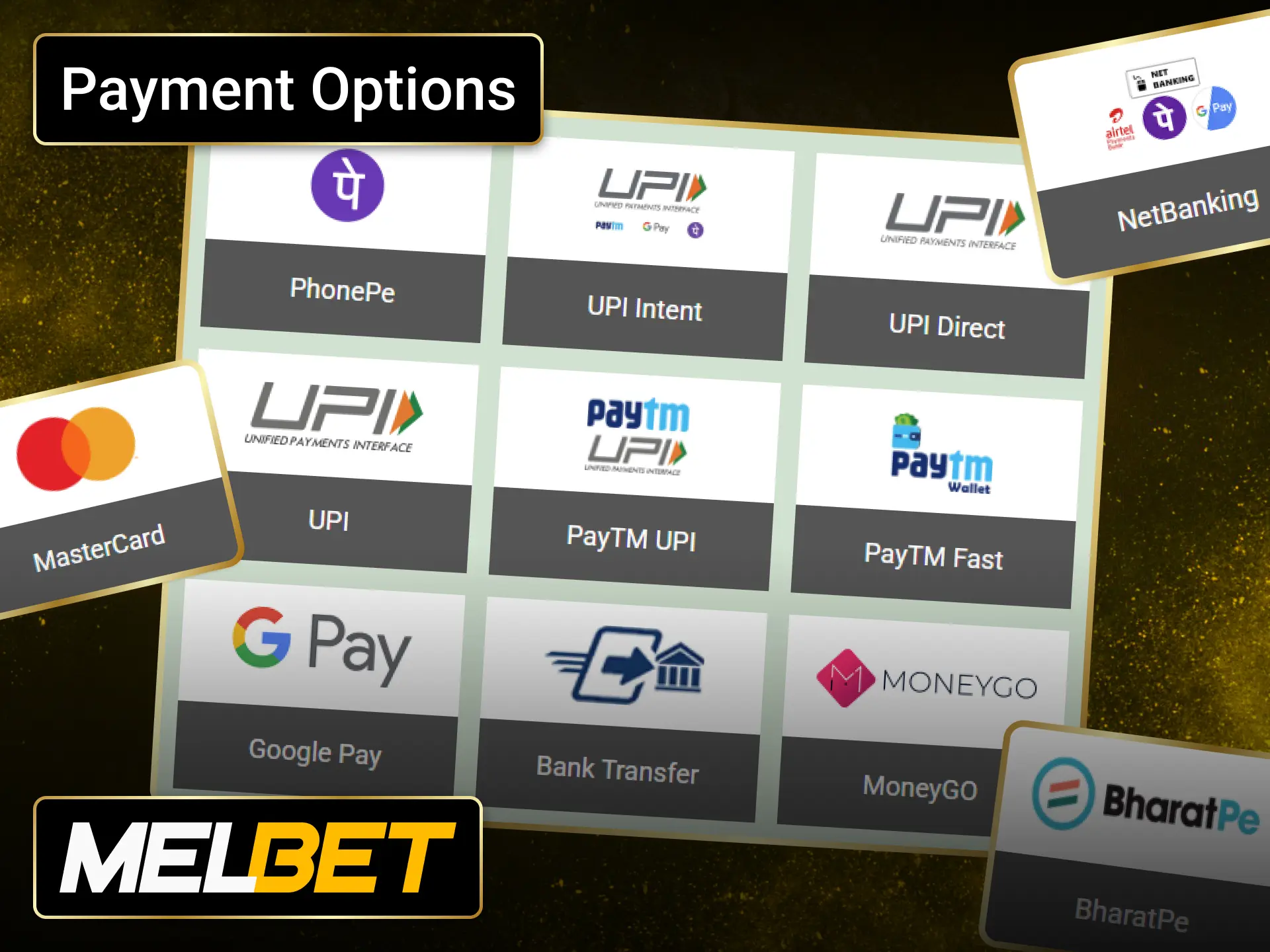 Choose secure Melbet payment methods for fast deposits and withdrawals in India.