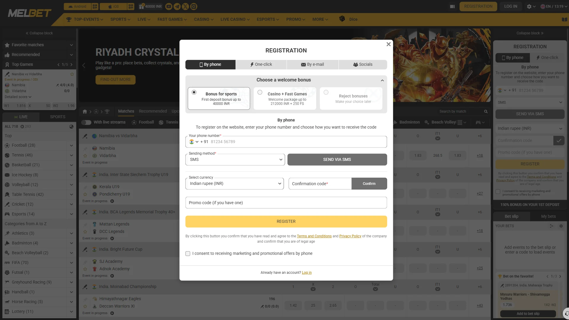 Create your Melbet account and begin exploring exciting entertainment in India.