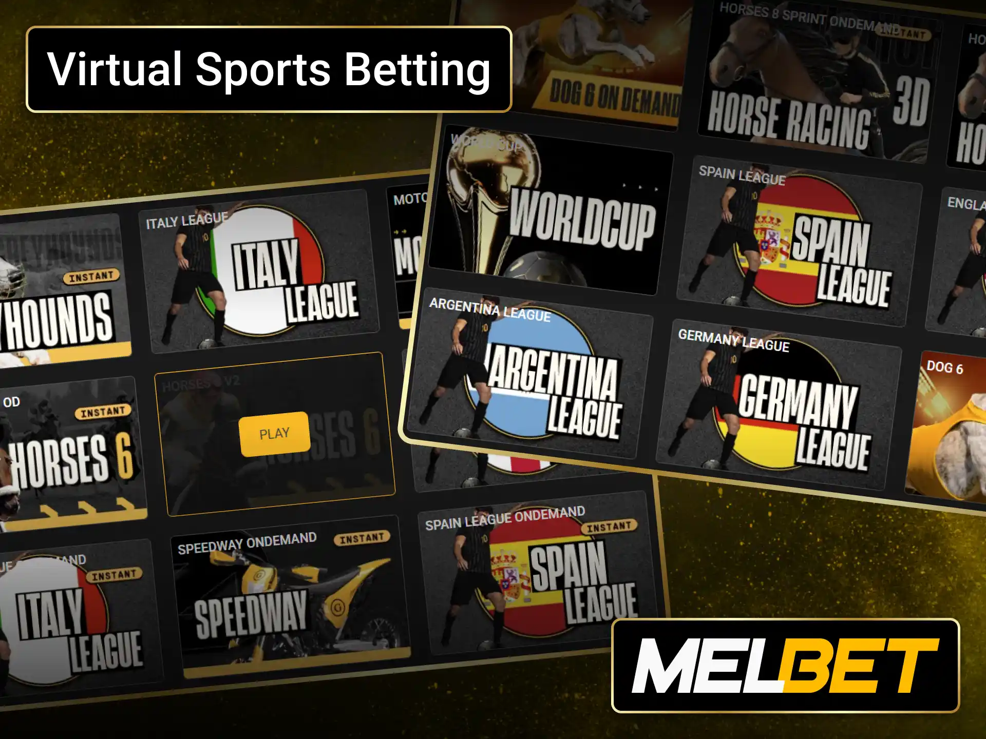 Experience Melbet virtual sports betting with nonstop events throughout every day.